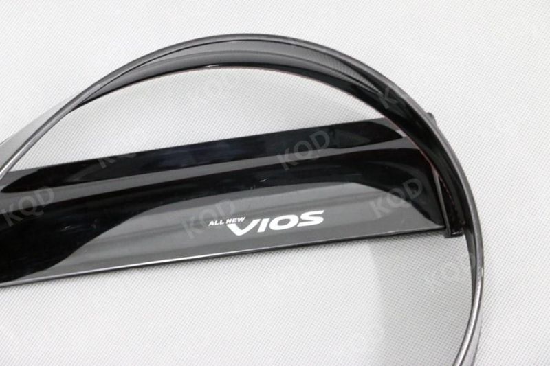 Injection Black Weathershield Sun Visors for Toyota Vios 2014