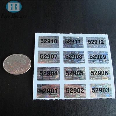 Self-Adhesive Transparent Warranty Hologram Stickers Promotion High Quality Hologram Sticker