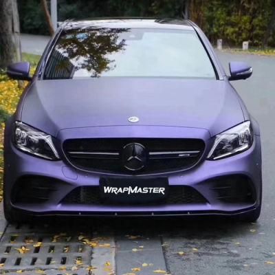 Tsautop 1.52*18m Ultral-Matte Metallic Purple Car Wraps