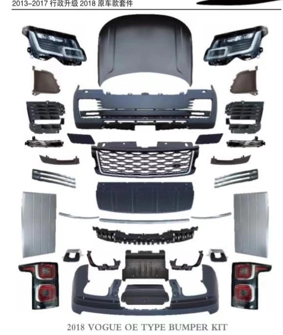 Body Kit for L405 Range Rover Vogue 2014-2017 up to 2018-2021 OE Svo Sva Upgrade Bodykit