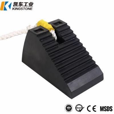 Extruded Rubber Wheel Chock Blocks for Heavy Equipment