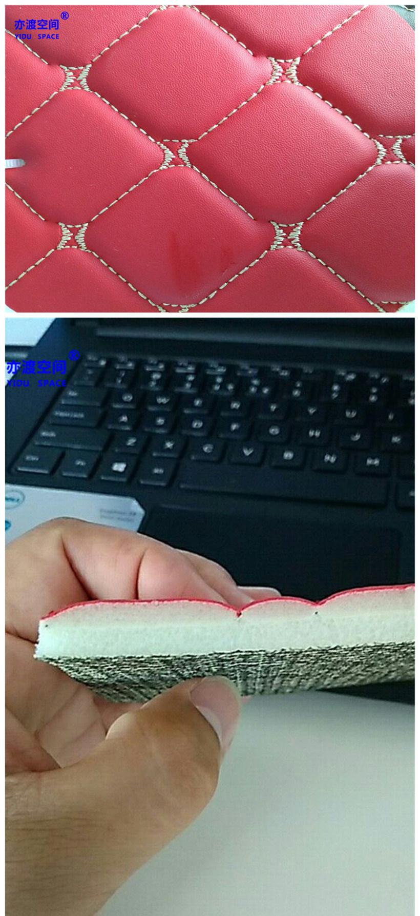 Wholesale Customized Hand Sewing Leather Anti Slip 5D Auto Mats