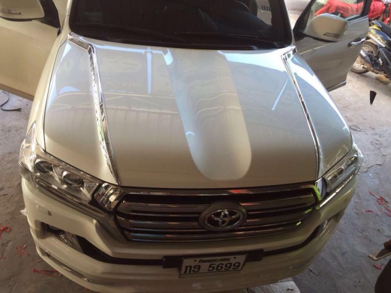 Professional Manufacturer ABS Chrome Engine Cover Trims for Land Crusier 2016~on