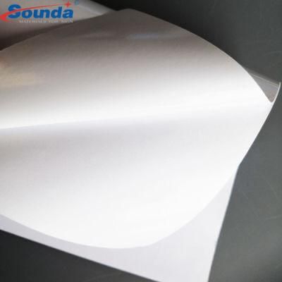 Removable/Permanent Self Adhesive White Vinyl Roll PVC Sticker