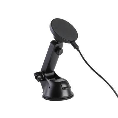 15W Car Mount Wireless Charger for iPhone 12 with Magsafe