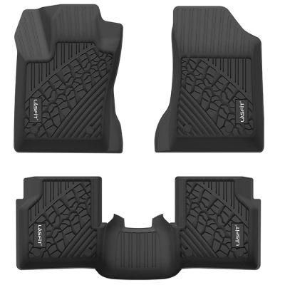 Floor Mats Fit for 2017-2022 Jeep Compass, Durable TPE All Weather Custom Fit Car Mats, Includes 1ND &amp; 2ND Row TPE Floor Liners