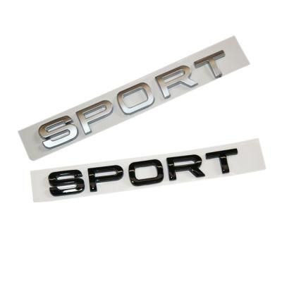 Car Body Rear Trunk Sport Lettering Decal ABS Badge