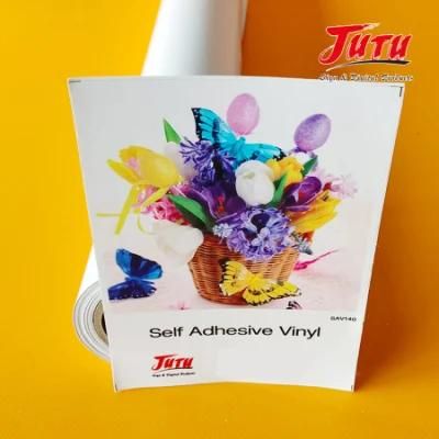 Jutu Non-Absorb Water Self Adhesive Film Digital Printing Vinyl Used in Vehicle Advertising