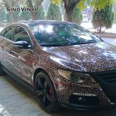 SINOVINYL Air Bubble Free Self Adhesive Animal Pattern Car Wrap