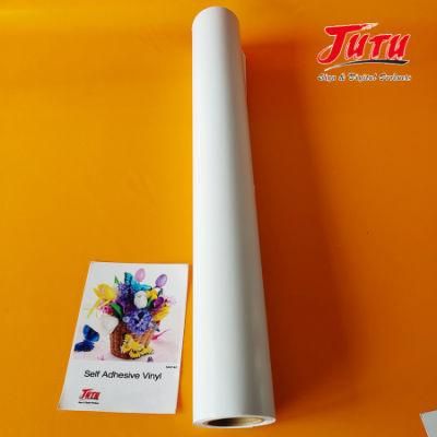 Jutu Non-Toxic Self Adhesive Film Digital Printing Vinyl for Outdoor Promotional Graphics