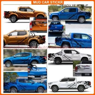 Car Sticker for Pickup Mud Body Sticker for Hilux Triton Ranger