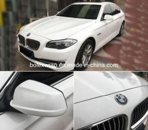 Color Black High Glossy Vinyl Film White Car Wraps Film Foil Bubble Free for Car Sticker Vehicle