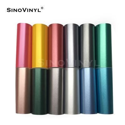 SINOVINYL Matte Electro Metallic Free Sample Car Wrapping Vinyl Auto Color Change Film