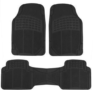 Proliner Original 3PC Heavy Duty Front &amp; Rear Rubber Floor Mats for Car SUV Van &amp; Truck, All Weather Protection Universal Fit