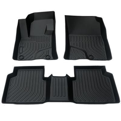 Full Set No Smell Manufacturer TPE Car Foot Mats for Mitsubishi Eclips Cross 2018-2022