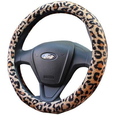 Leopard Girl Woman and Lady Car Steering Wheel Cover 80400