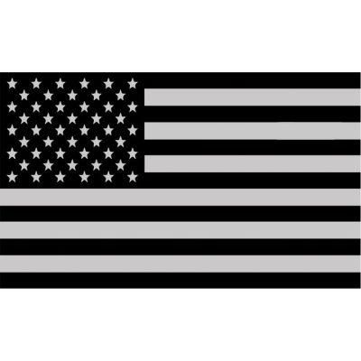 3&quot; X 5&quot; SUV, Car Vinyl Window Bumper Decal Tactical Military Flag USA Decal Reflective American Flag Sticker