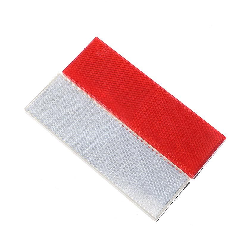 Car Truck Red White Warning Reflective Safety Plate/Tape Reflector Stickers