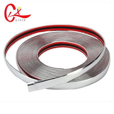 Auto Body Protector Moulding Chrome Trim Strips Adhesive
