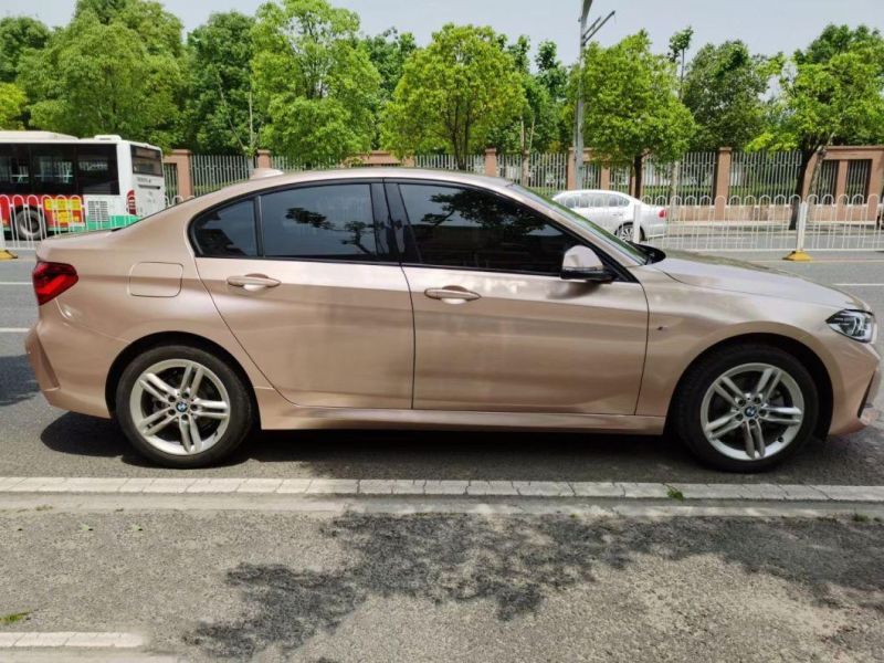 Satin Metallic Glossy Champagne Foil Car Wrap Film Vehicle Sticker