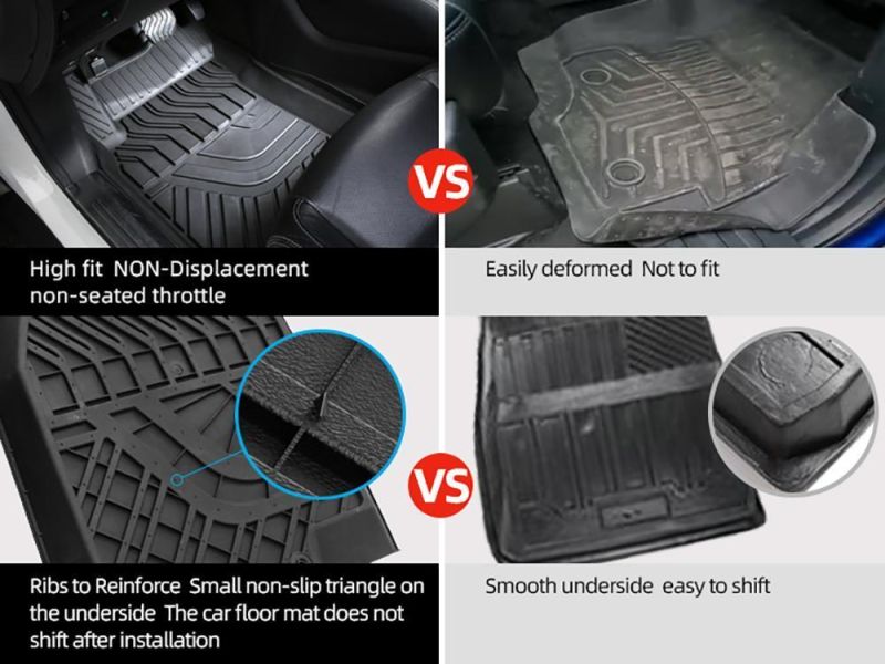 Hyundai Sonata 2016- Anti-Slip Rubber Car Floor Mats