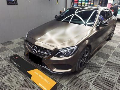 Pearl Metallic Golden Brown Vinyl Film Body Sticker Car Wrap