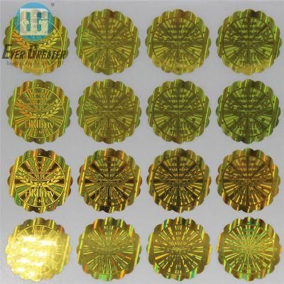Label Sticker Self-Adhesive Hologram Customized Hologram Sticker