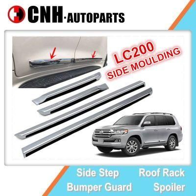Car Parts Auto Accessory Chrome Side Door Moulding for Land Cruiser 200 2016 2018 LC200