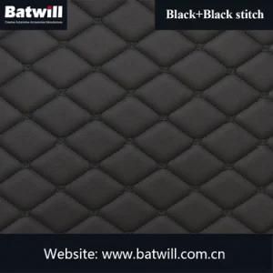 3D Car Mat Hand Craft PU Leather Material in Rolls