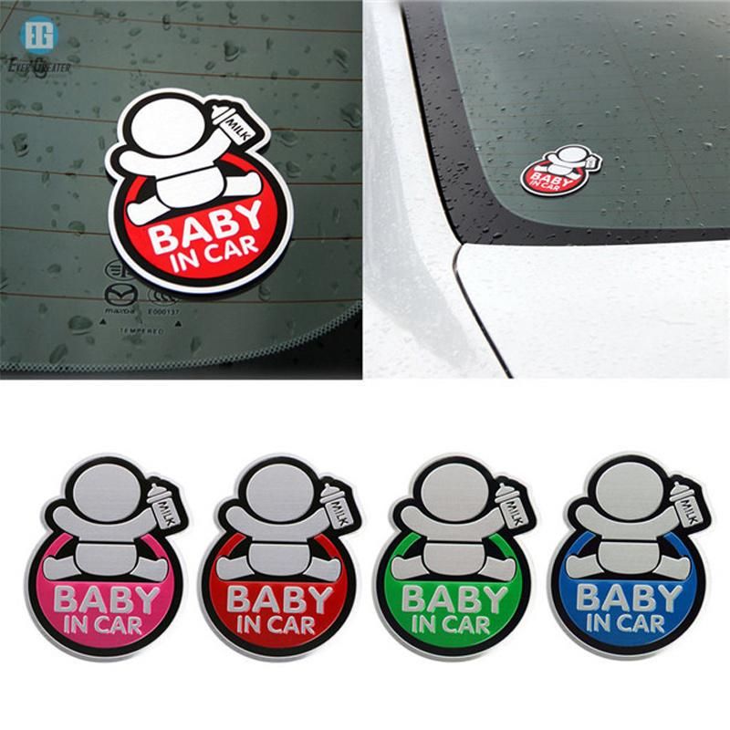 Punk Baby on Board Decal