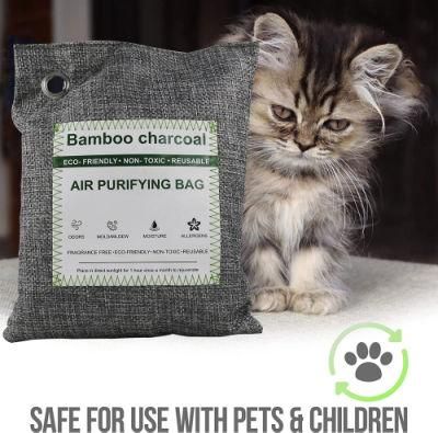 Bamboo Charcoal Air Purifying Bag Freshen Air with Powerful Activated Charcoal Bags
