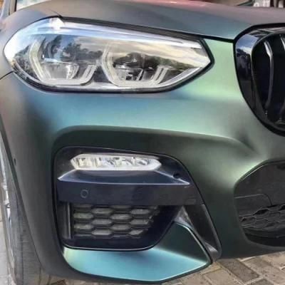 Tsautop 1.52*18m Ultral Matte Metallic Dark Green Vinyl Wrap Car Body Sticker