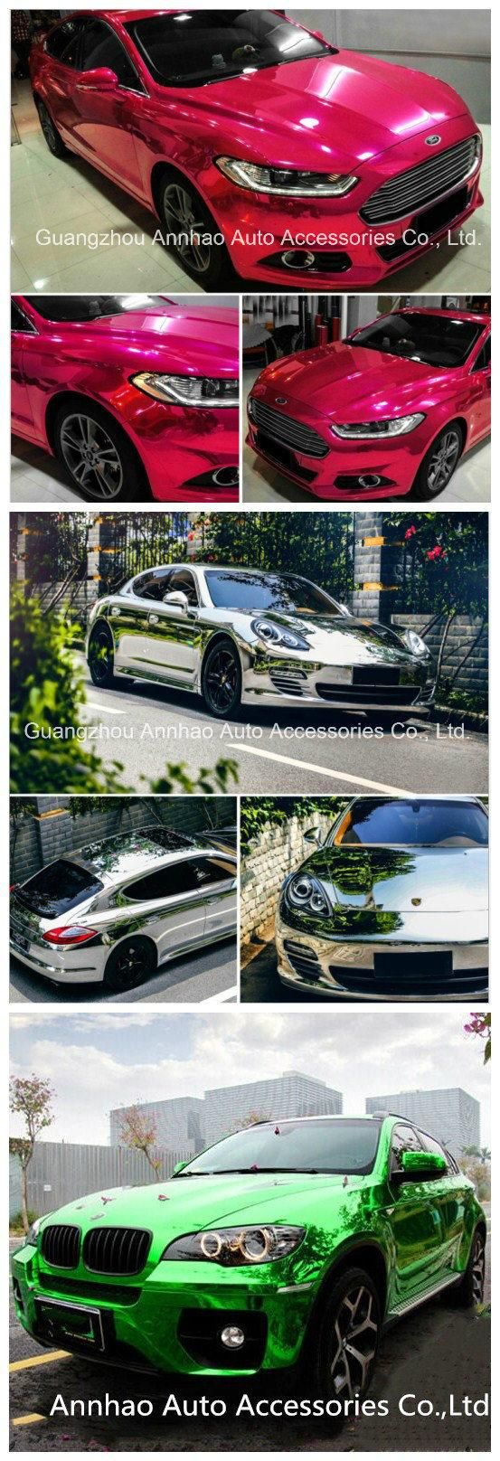Wholesale Car Decoration Sticker Mirror Chrome Vinyl Wrap