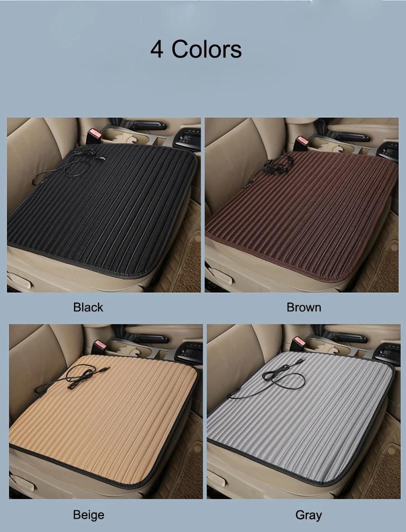 USB Car Heating Cushion Universal Office Square Seat Pad