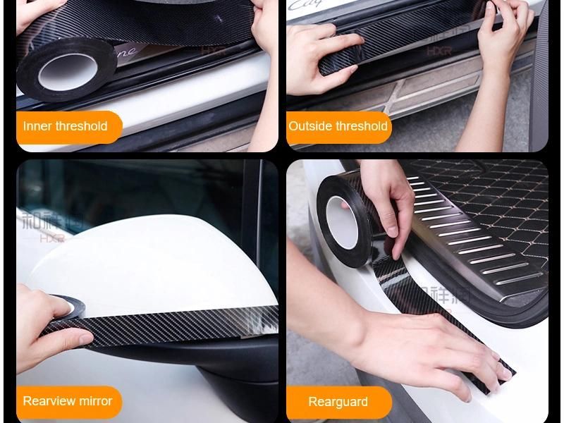 5D Red Carbon Car Vinyl Sticker for Car Surface Protection