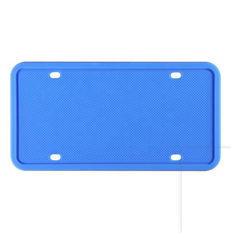 Customized Good Quality Car Silicone License Plate Frames