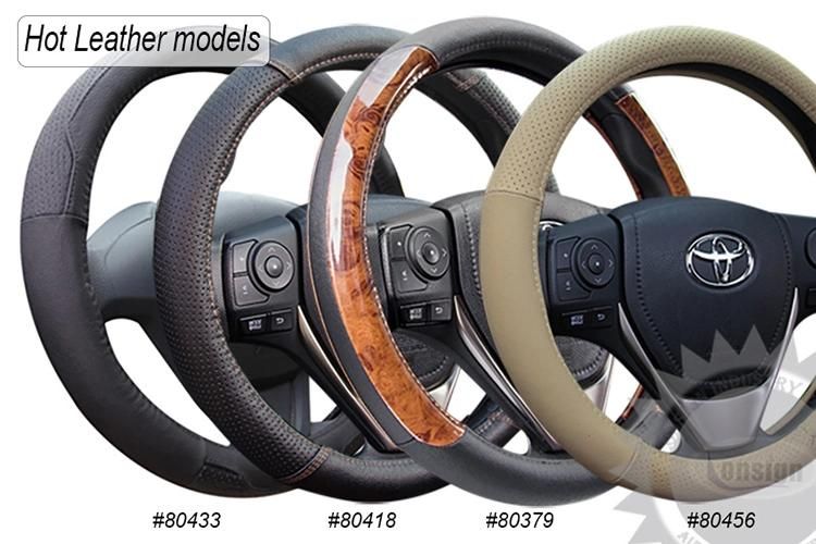 Wholesale Auto Car 15 Inch Universal PU PVC Steering Wheel Cover