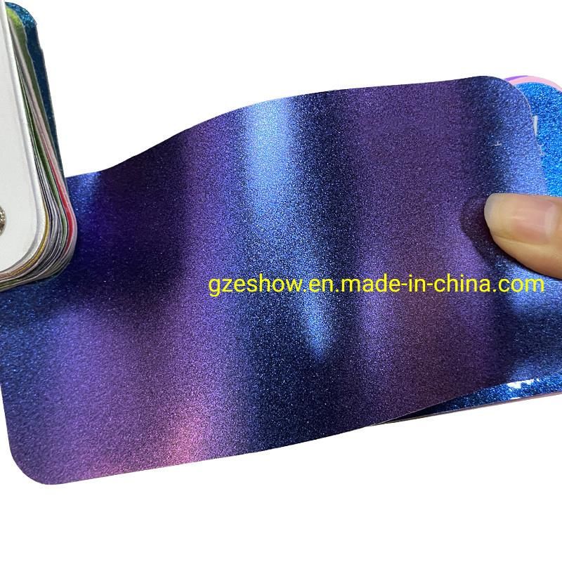 Color Purple Blue Chameleon Car Wrapping