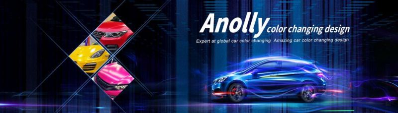 Anolly 1.52*18m Car Wrap Film Satin Glossy Metallic Full Car Vinyl Wrap Decoration Automobile Color Changing Film
