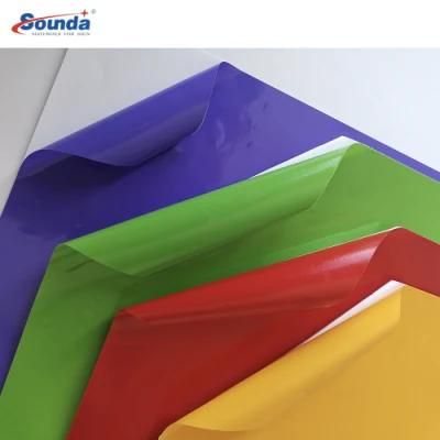 Colored Permanent Adhesive Vinyl Colored Self-Adhesive Vinyl