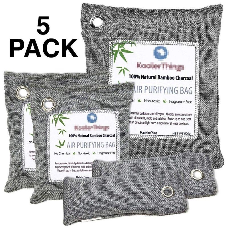100% Natural Bamboo Air Freshener with Activated Carbon Air Purifier