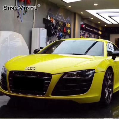 SINOVINYL High Quality Super Glossy High Performance Full Roll Car Stickers Wrap Film Car Body