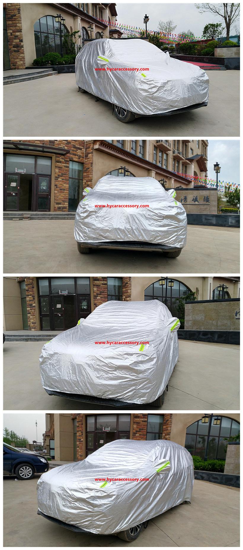 Wholesale Cheap Silver Waterproof Sunproof SUV Sedan Auto Car Cover