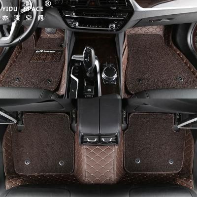 Wholesale Anti-Slip Leather PVC Wire Coil 5D Car Foot Mat