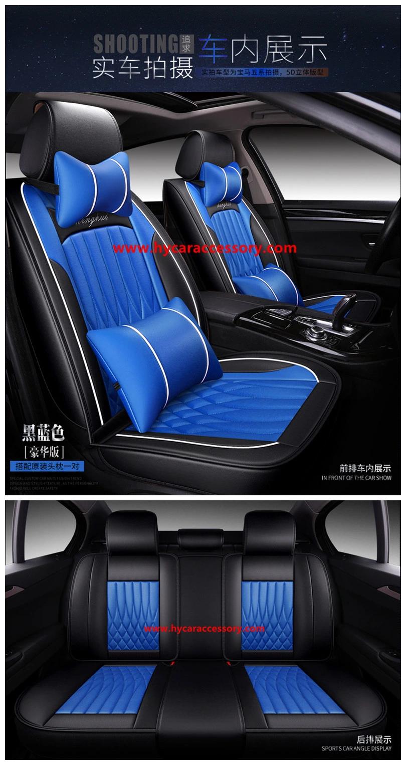Car Accessories All Weather Seat Cover Universal Red Black Luxury PU Leather Car Seat Cushion
