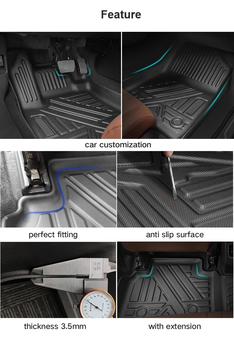 Eco-Friendly Unique Design 3D Floor Mat for Honda CRV