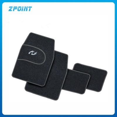 Car Accessory 4PCS Floor Mats in Gray Edge
