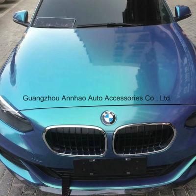 Glossy Magic Malachite Green Car Color Changing Wrap Vinyl Film with Air Bubble