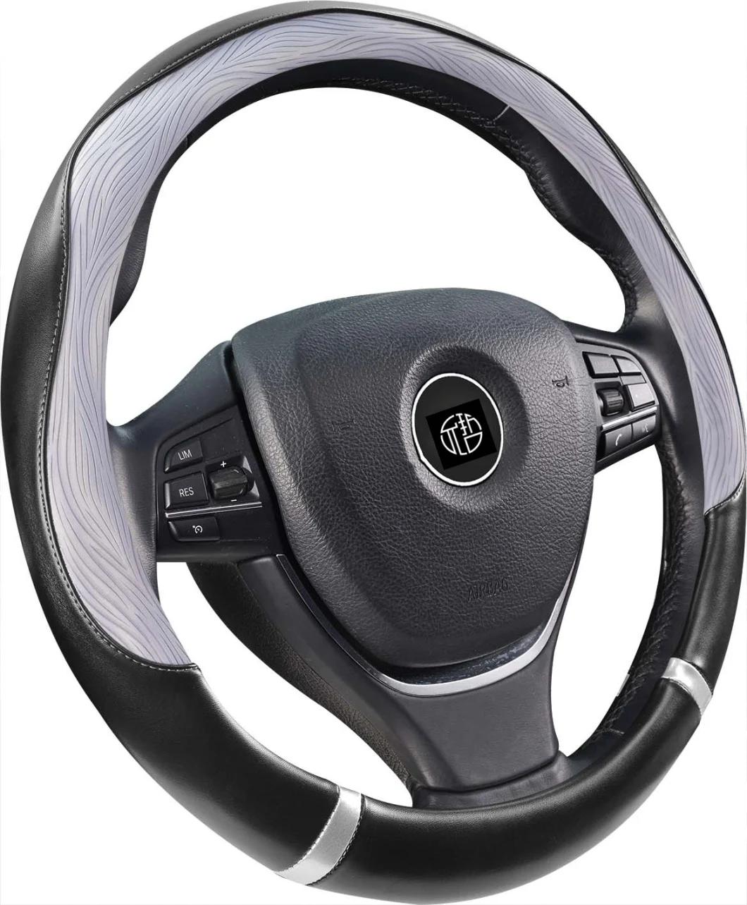 Walmart Hot Selling Item Splicing Faux Leather Wheel Covers for Car