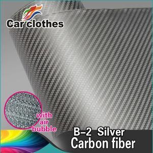High Quality 1.52X30m Car Wrap Sticker 3D Carbon Fiber Vinyl Film Roll